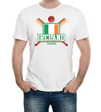 Reality Glitch Ireland Cricket Supporter Flag Mens T-Shirt