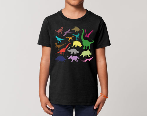 Reality Glitch Kids Just Dinosaurs T-Shirt