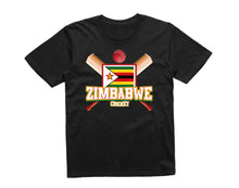 Reality Glitch Zimbabwe Cricket Supporter Flag Mens T-Shirt