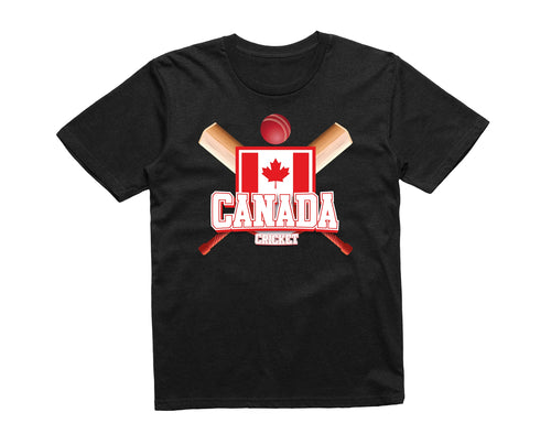 Reality Glitch Canada Cricket Supporter Flag Kids T-Shirt