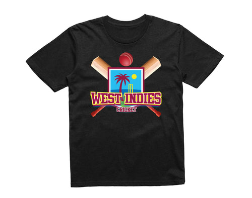 Reality Glitch West Indies Cricket Supporter Flag Kids T-Shirt