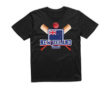 Reality Glitch New Zealand Cricket Supporter Flag Kids T-Shirt