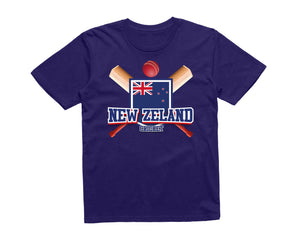 Reality Glitch New Zealand Cricket Supporter Flag Mens T-Shirt