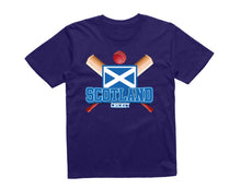 Reality Glitch Scotland Cricket Supporter Flag Mens T-Shirt