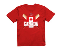 Reality Glitch Canada Cricket Supporter Flag Kids T-Shirt