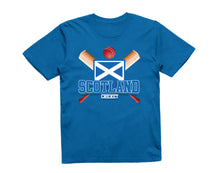 Reality Glitch Scotland Cricket Supporter Flag Kids T-Shirt