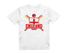 Reality Glitch England Cricket Supporter Flag Kids T-Shirt