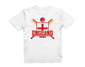 Reality Glitch England Cricket Supporter Flag Mens T-Shirt