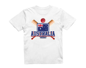 Reality Glitch Australia Cricket Supporter Flag Mens T-Shirt