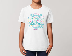 Reality Glitch It's My 5th Birthday Boys Kids T-Shirt