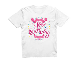 Reality Glitch It's My 10th Birthday Girls Kids T-Shirt
