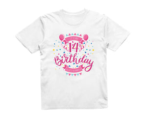 Reality Glitch It's My 14th Birthday Girls Kids T-Shirt