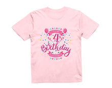 Reality Glitch It's My 4th Birthday Girls Kids T-Shirt