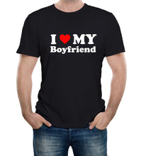 Reality Glitch I Love My Boyfriend Mens T-Shirt