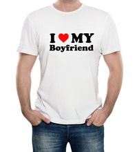 Reality Glitch I Love My Boyfriend Mens T-Shirt