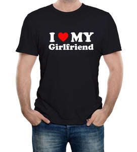 Reality Glitch I Love My Girlfriend Mens T-Shirt