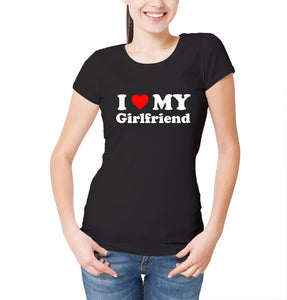 Reality Glitch I Love My Girlfriend Womens T-Shirt