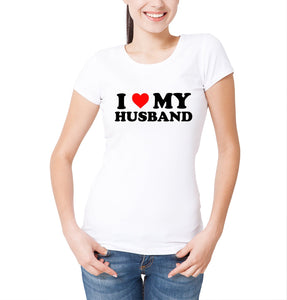 Reality Glitch I Love My Husband Womens T-Shirt