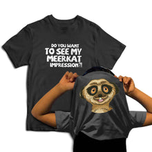 Reality Glitch Do You Want To See My Meerkat Impression? Flip Kids T-Shirt