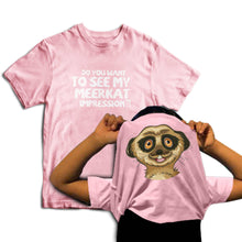 Reality Glitch Do You Want To See My Meerkat Impression? Flip Kids T-Shirt