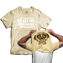 Reality Glitch Do You Want To See My Meerkat Impression? Flip Mens T-Shirt