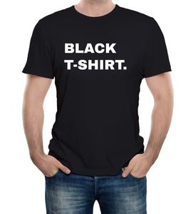 Reality Glitch Black T-Shirt Mens T-Shirt
