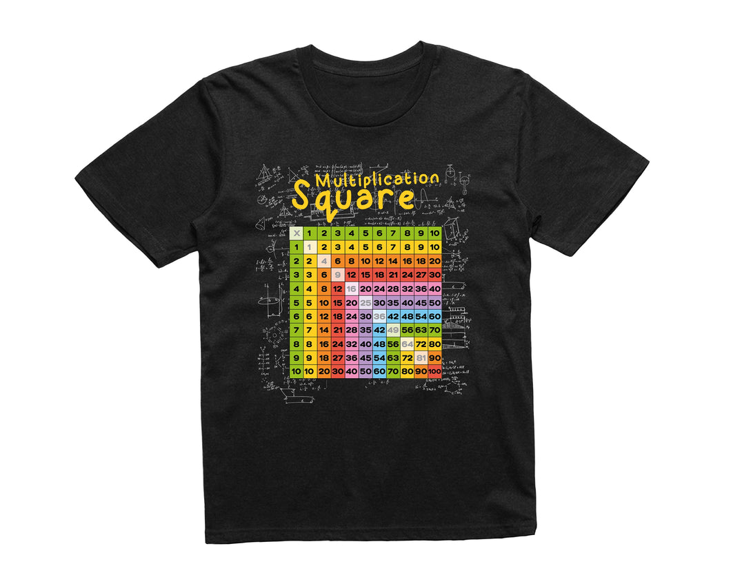 Reality Glitch Number Multiplication Table Kids T-Shirt