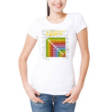 Reality Glitch Number Multiplication Table Womens T-Shirt