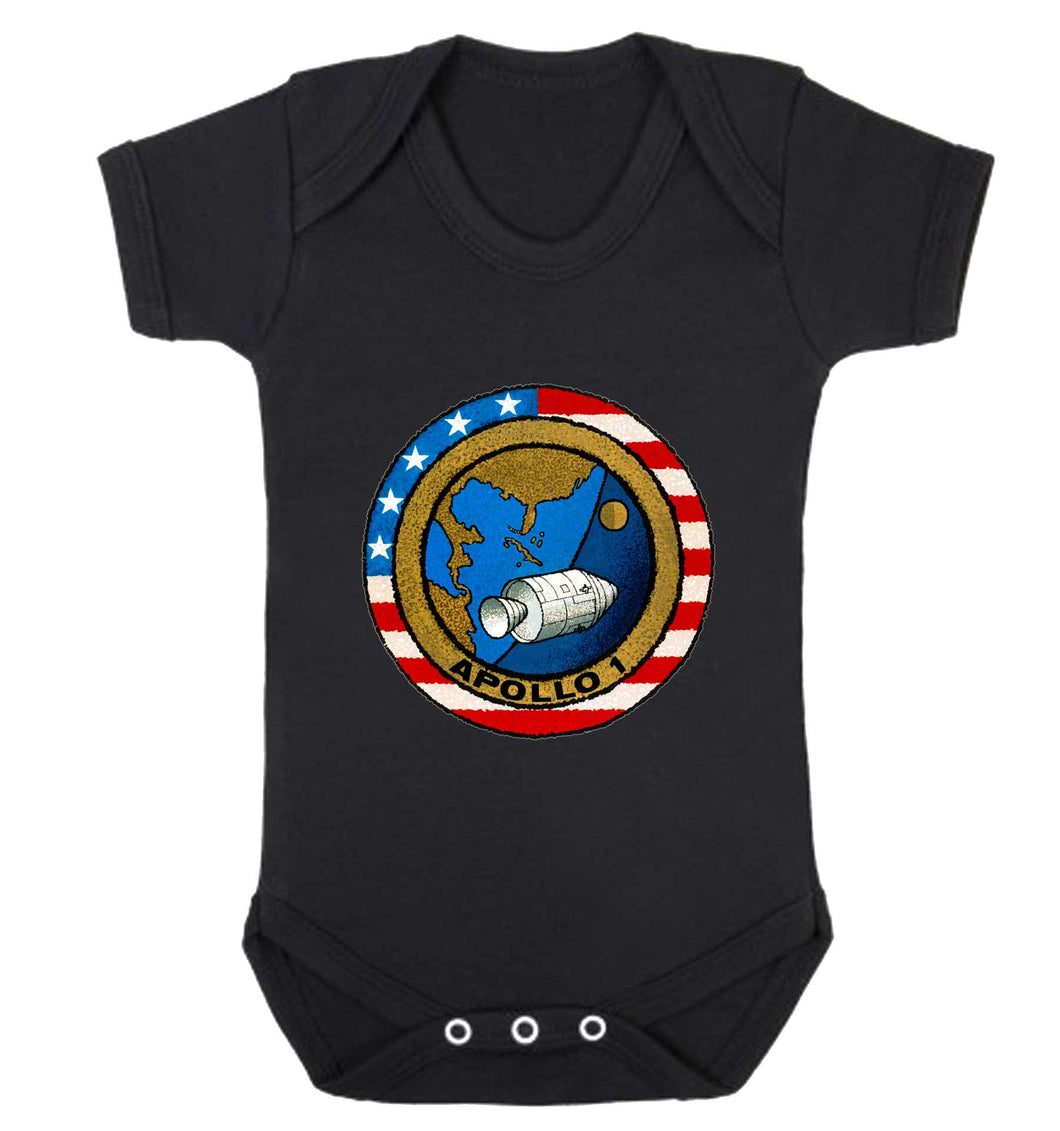 Reality Glitch NASA Apollo 1  Mission Crew Badge Logo Kids Babygrow