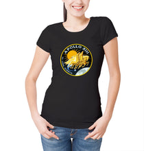 Reality Glitch NASA Apollo 13 Mission Crew Badge Logo Womens T-Shirt