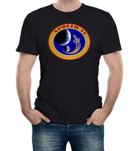 Reality Glitch NASA Apollo 14 Mission Crew Badge Logo Mens T-Shirt