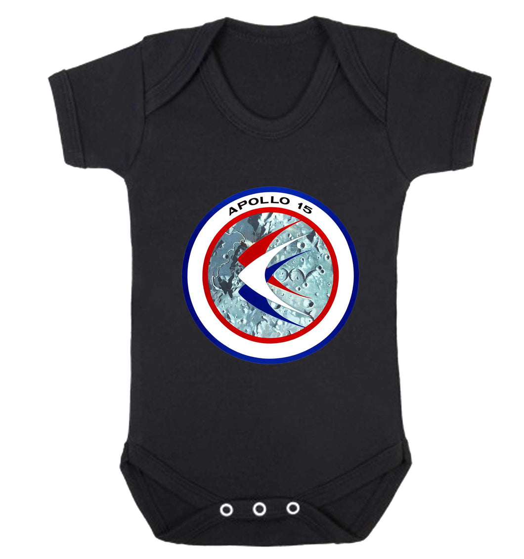 Reality Glitch NASA Apollo 15 Mission Crew Badge Logo Kids Babygrow