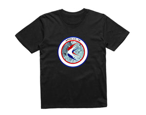 Reality Glitch NASA Apollo 15 Mission Crew Badge Logo Kids T-Shirt