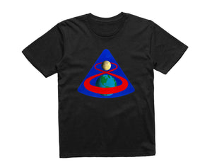 Reality Glitch NASA Apollo 8 Mission Crew Badge Logo Kids T-Shirt