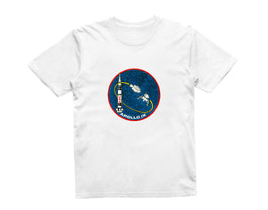 Reality Glitch NASA Apollo 9 Mission Crew Badge Logo Kids T-Shirt