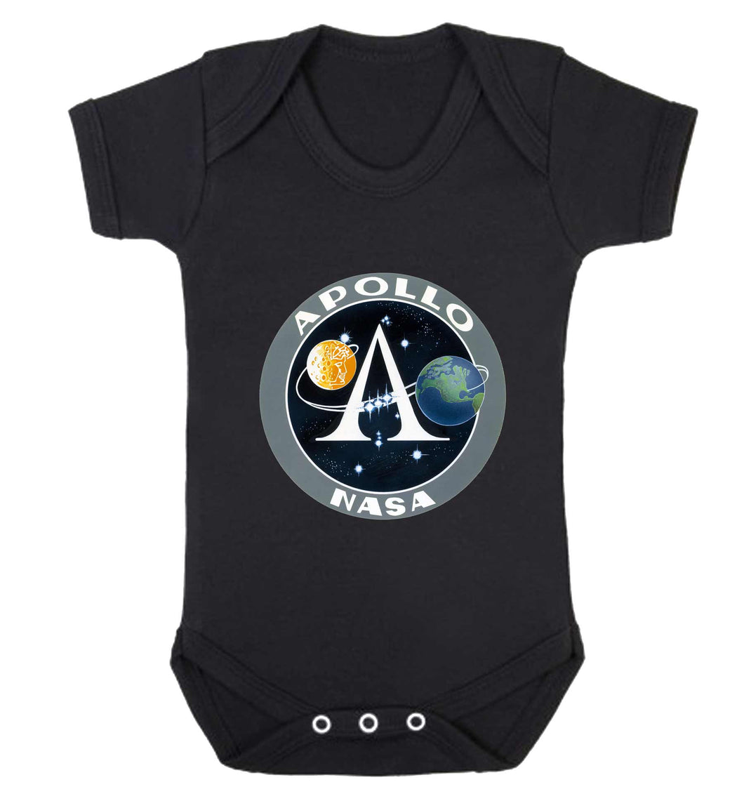 Reality Glitch NASA Project Apollo Space Program Logo Kids Babygrow
