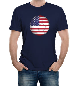 Reality Glitch U.S.A United States Football Supporter Mens T-Shirt