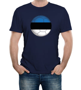 Reality Glitch Estonia Football Supporter Mens T-Shirt