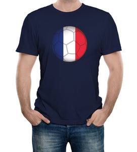 Reality Glitch France Football Supporter Mens T-Shirt