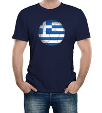 Reality Glitch Greece Football Supporter Mens T-Shirt