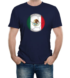 Reality Glitch Mexico Football Supporter Mens T-Shirt