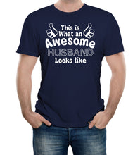 Reality Glitch This Is What An Awesome Husband Looks Like Mens T-Shirt