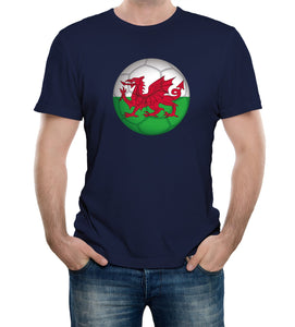 Reality Glitch Wales Football Supporter Mens T-Shirt