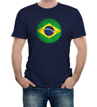 Reality Glitch Brazil Football Supporter Mens T-Shirt
