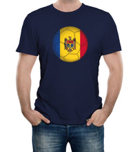 Reality Glitch Moldova Football Supporter Mens T-Shirt