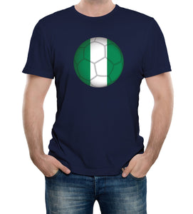 Reality Glitch Nigeria Football Supporter Mens T-Shirt
