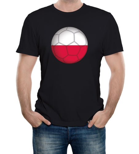 Reality Glitch Poland Football Supporter Mens T-Shirt