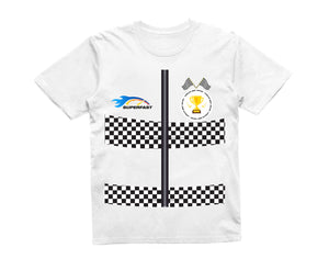 Reality Glitch Race Car Driver Dress Up Costume Impression Kids T-Shirt