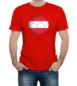 Reality Glitch Austria Football Supporter Mens T-Shirt