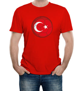 Reality Glitch Turkey Football Supporter Mens T-Shirt